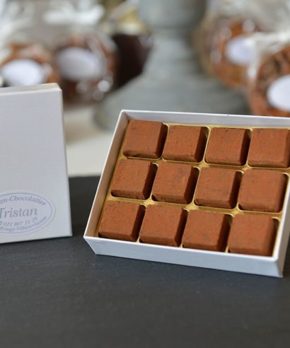 Boite Pavés 12 pièces Tristan Chocolatier Suisse