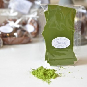 Feuillantine Chocolat blanc au Thé vert Tristan Chocolatier Suisse