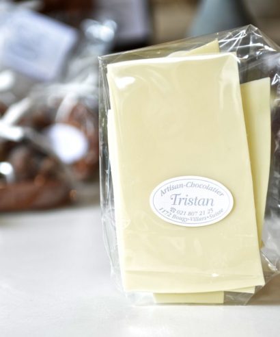Feuillantine Chocolat Blanc Nature Tristan Chocolatier Suisse