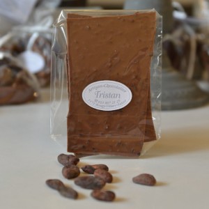 Feuillantine Chocolat lait Fève Tristan Chocolatier Suisse