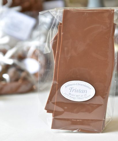 Feuillantine Chocolat Lait Nature Tristan Chocolatier Suisse