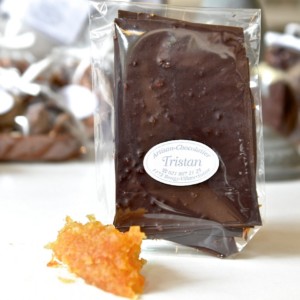 Feuillantine Orange Chocolat Noir Tristan Chocolatier Suisse