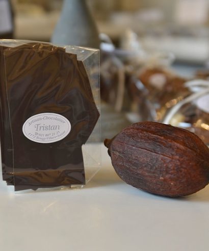 Feuillantine Chocolat noir nature 98% Tristan Chocolatier Suisse