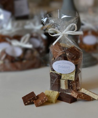 Mélange pralinés Lait Blanc Noir Tristan Chocolatier Suisse