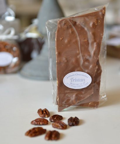Plaque Lait Noix de Pécan Tristan Chocolatier Suisse