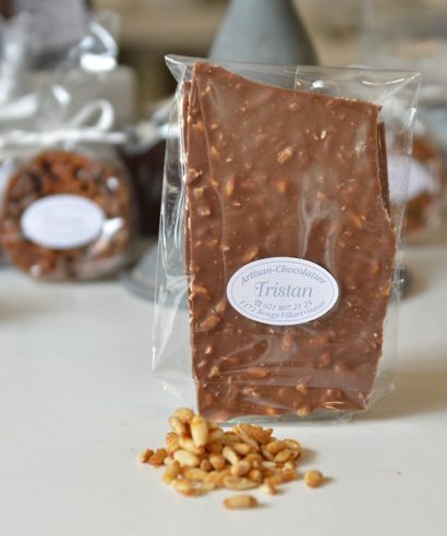 Plaque lait Pignon Tristan Chocolatier Suisse