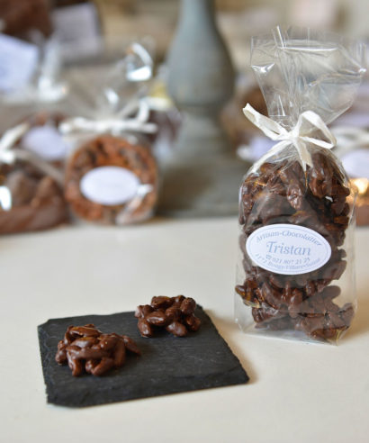 Rocher Pistache Noir Tristan Chocolatier Suisse