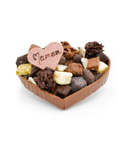 Coeur Moyen Lait Fête des Mères Tristan Chocolatier