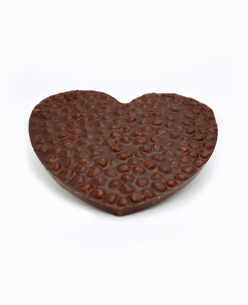 Coeur noisettes chocolat Noir Tristan Chocolatier