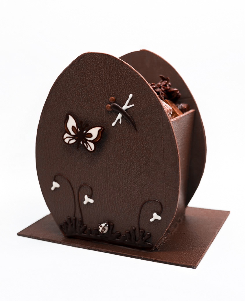 Oeuf debout «Fantaisie» Chocolat Noir 1000g