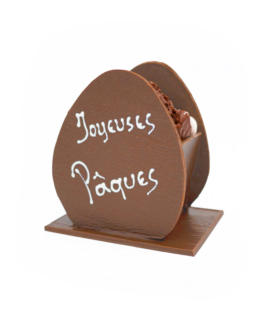 Oeuf debout «Fantaisie» Chocolat Lait 420g