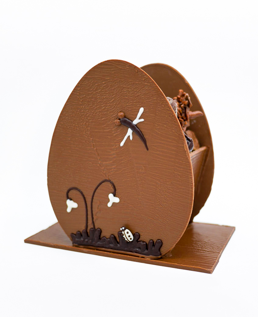 Oeuf debout «Fantaisie» Chocolat Lait 750g
