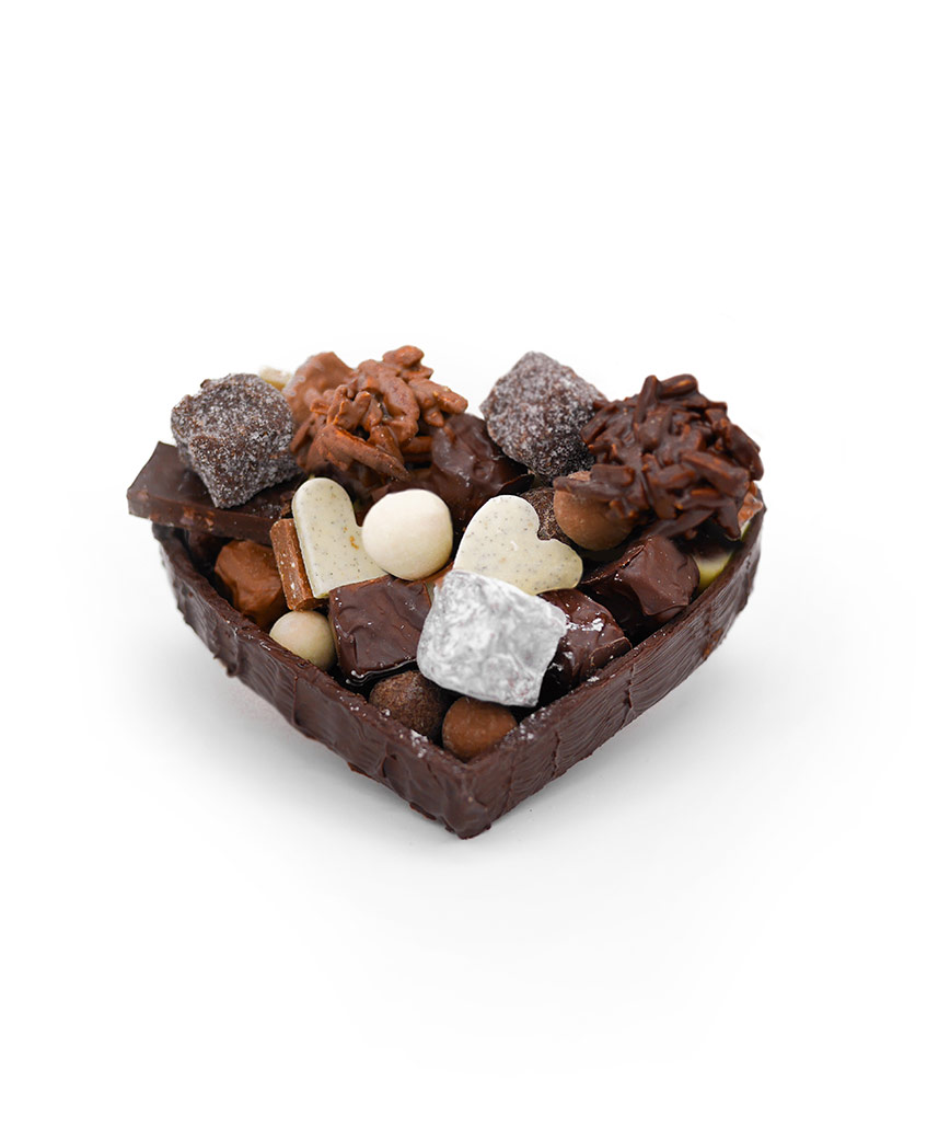 Petit Coeur Noir 16cm