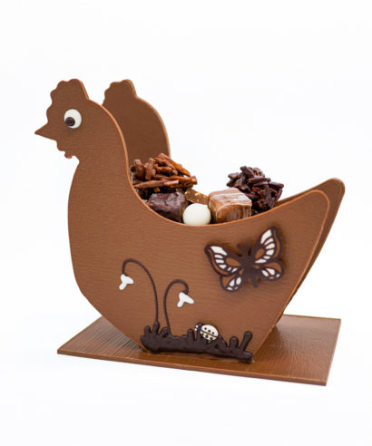 Grande poule Chocolat Lait Mélange gourmand Tristan Chocolatier