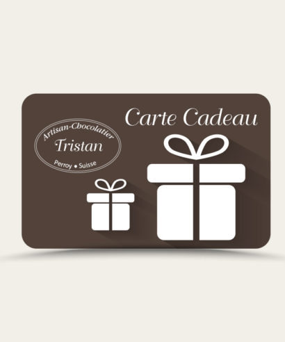 Carte Cadeaux Tristan Chocolatier Suisse
