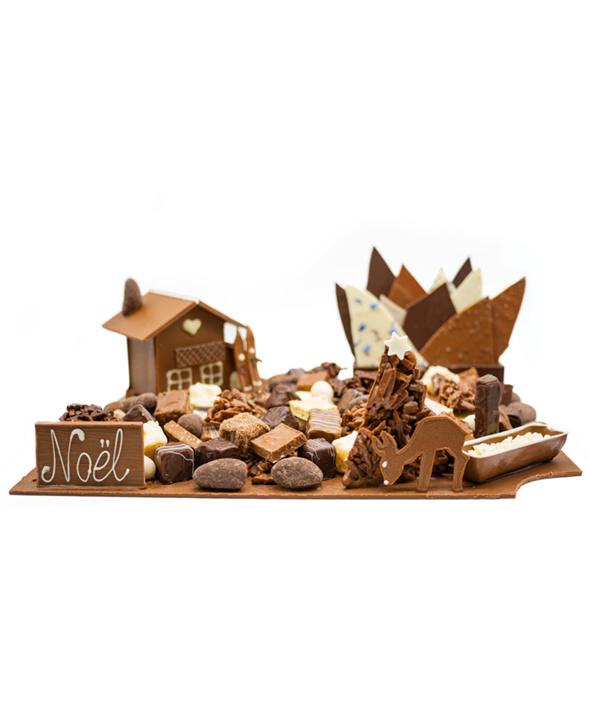 Jardin de Noël chocolat au Lait Tristan Chocolatier